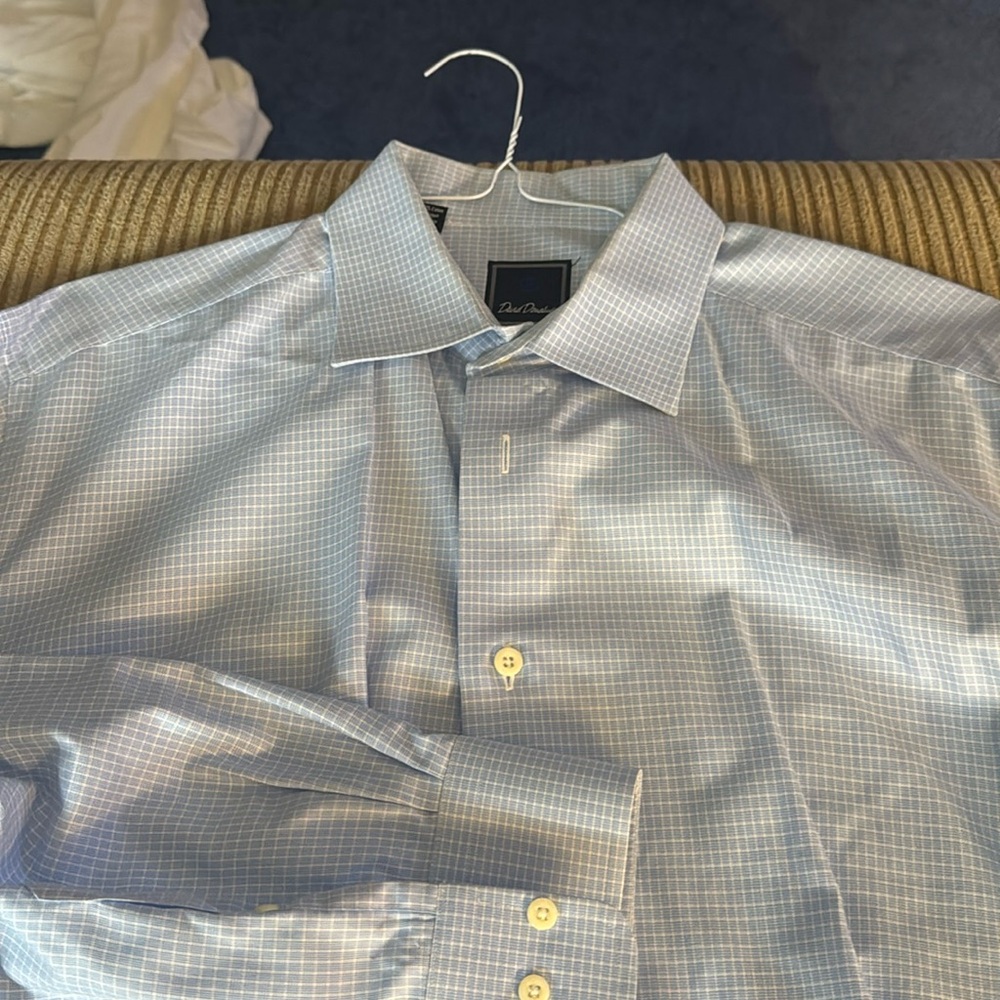 Men’s David Donahue button down dress shirt